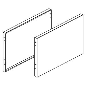 Bočný panel - tmavo sivý