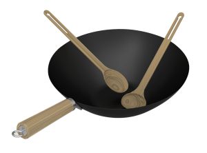 Culinary Modular Mandarin Wok - oceľový wok