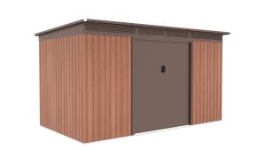 GRAH 700 - 340 x 206 cm - záhradný domček - hnedý