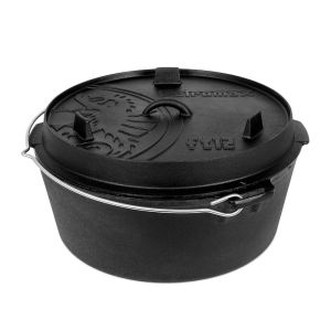 Dutch Oven FT12 - Liatinový kotlík - hladké dno