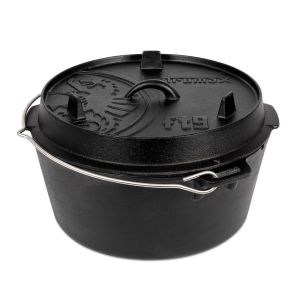 Dutch Oven FT9 - Liatinový kotlík - hladké dno