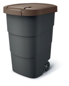 Wheeler 110 l - popolnica - antracit s hnedým vekom