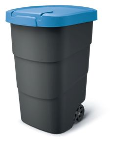 Wheeler 110 l - popolnica - antracit s modrým vekom