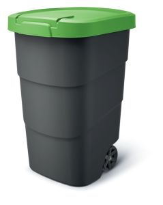 Wheeler 90 l - popolnica - antracit so zeleným vekom