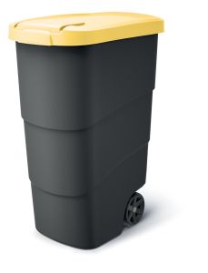 Wheeler 90 l - popolnica - antracit so žltým vekom