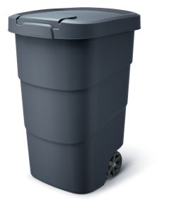 Wheeler 95 l - popolnica - antracit, čierne veko