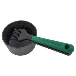 Cast Iron Sauce Pot with Basting Brush - Liatinová rajnica so štetcom